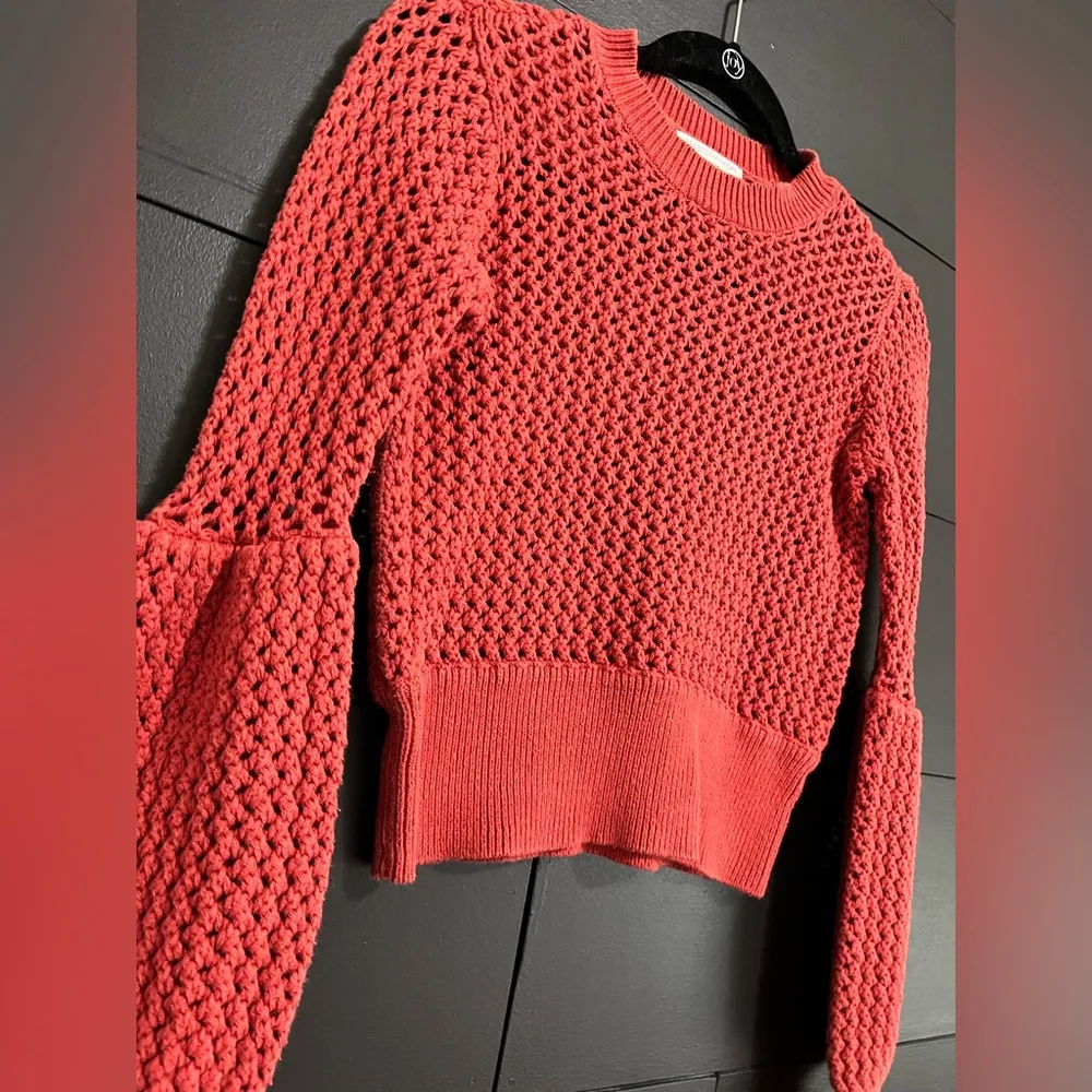 REBECCA MINKOFF Bianca Knitted Pullover Sweater Women’s Sz XS EUC - Image 3