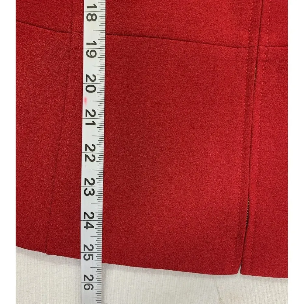 Tahari Arthur S. Levine Women's Ruby Red Jacket & Skirt Suit Set - Image 11