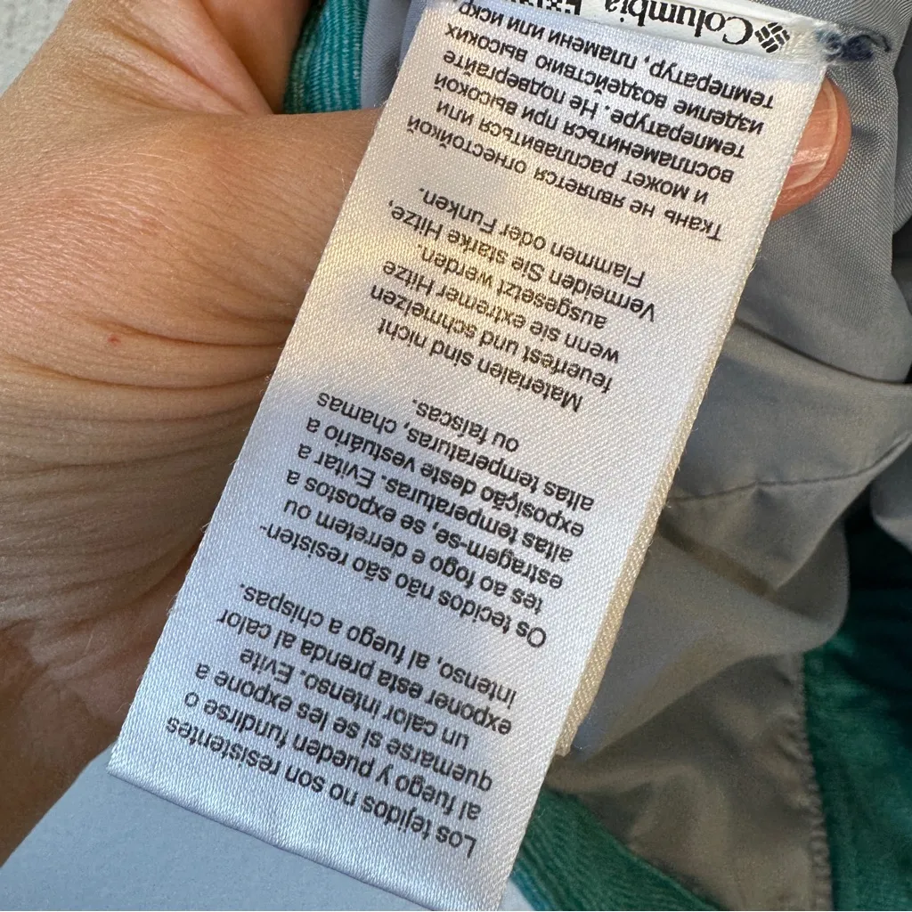 Columbia Teal Blue Quilted Vest Womens XS Gorpcore Athletic Hiking Casual Jacket - Image 3