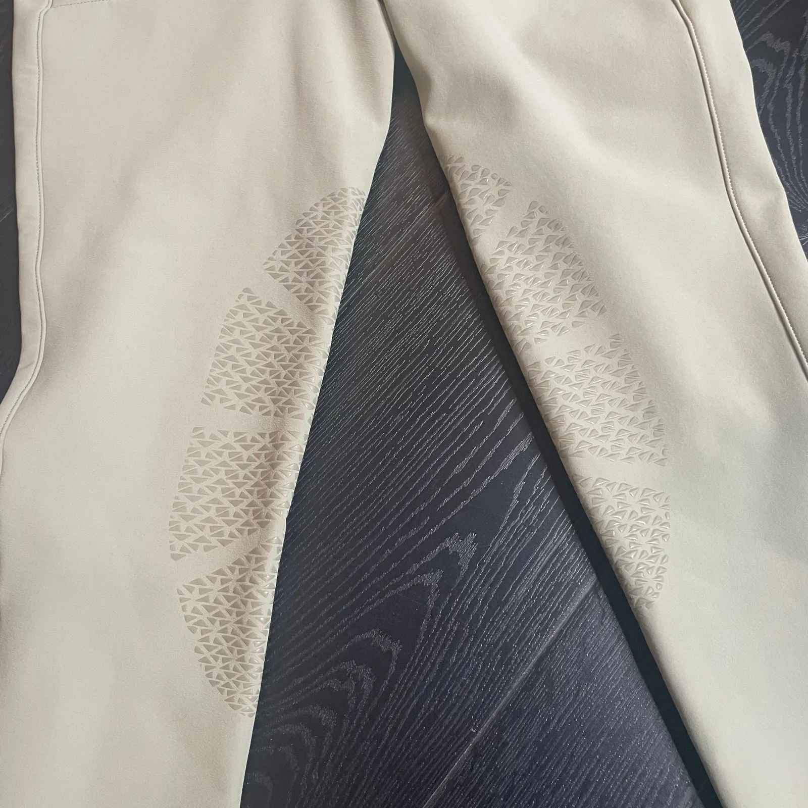 KERRITS Horse Riding‎ Breech Pants Cream Tan Zip Fly Small Pants Fleece Lined - Image 2