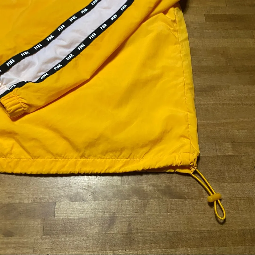 PINK Victoria's Secret Yellow Mesh Fabric. M/L - Image 4