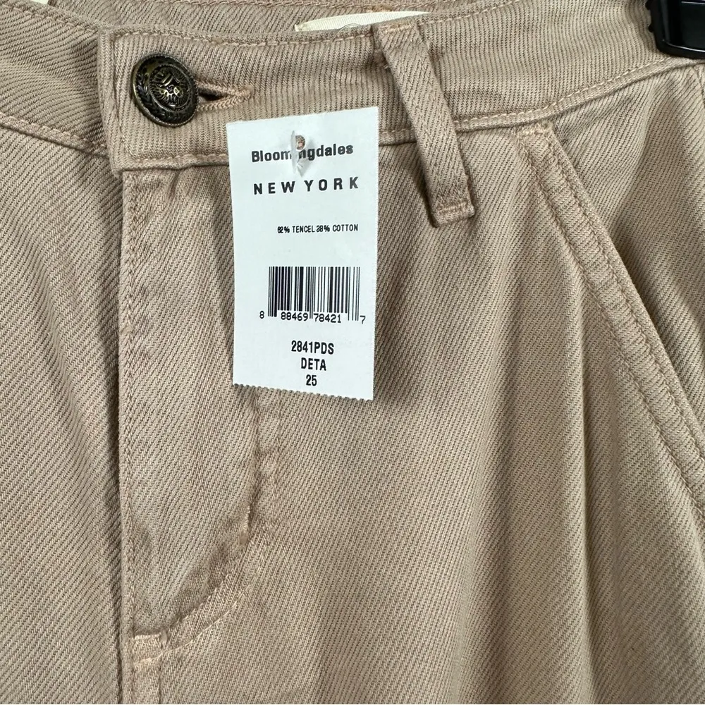 L’agence Russo High Rise Utility Flight Pants Joggers Elastic Hem Khaki 25 NWT - Image 6