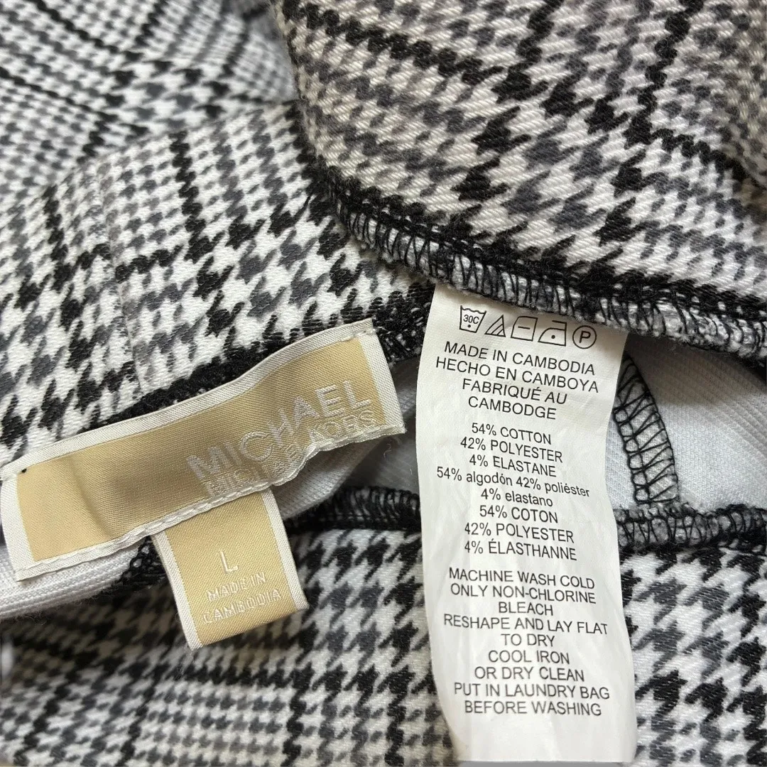 MICHAEL Michael Kors Glen plaid houndstooth leggings - Image 7