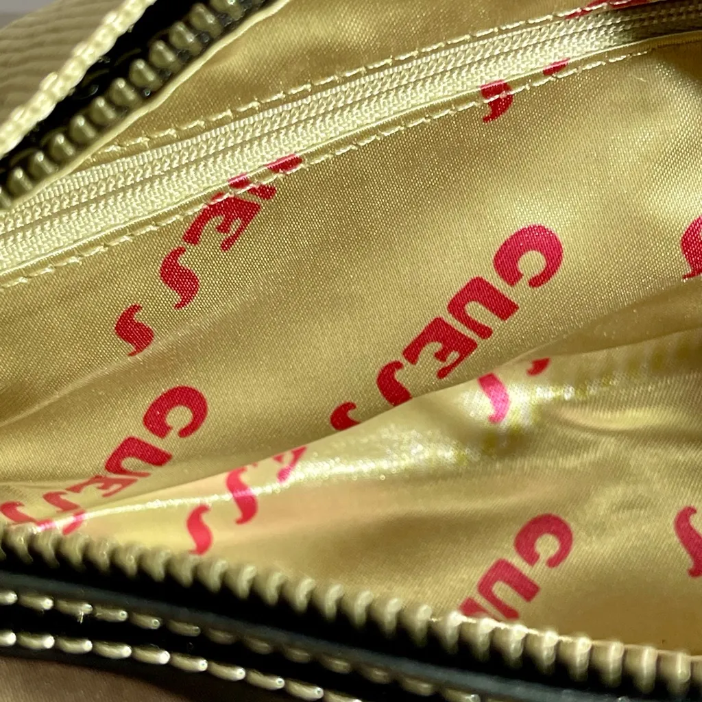 Vintage 2000 's Gold and Black GUESS Shoulder Bag Dead Stock NWT - Image 16