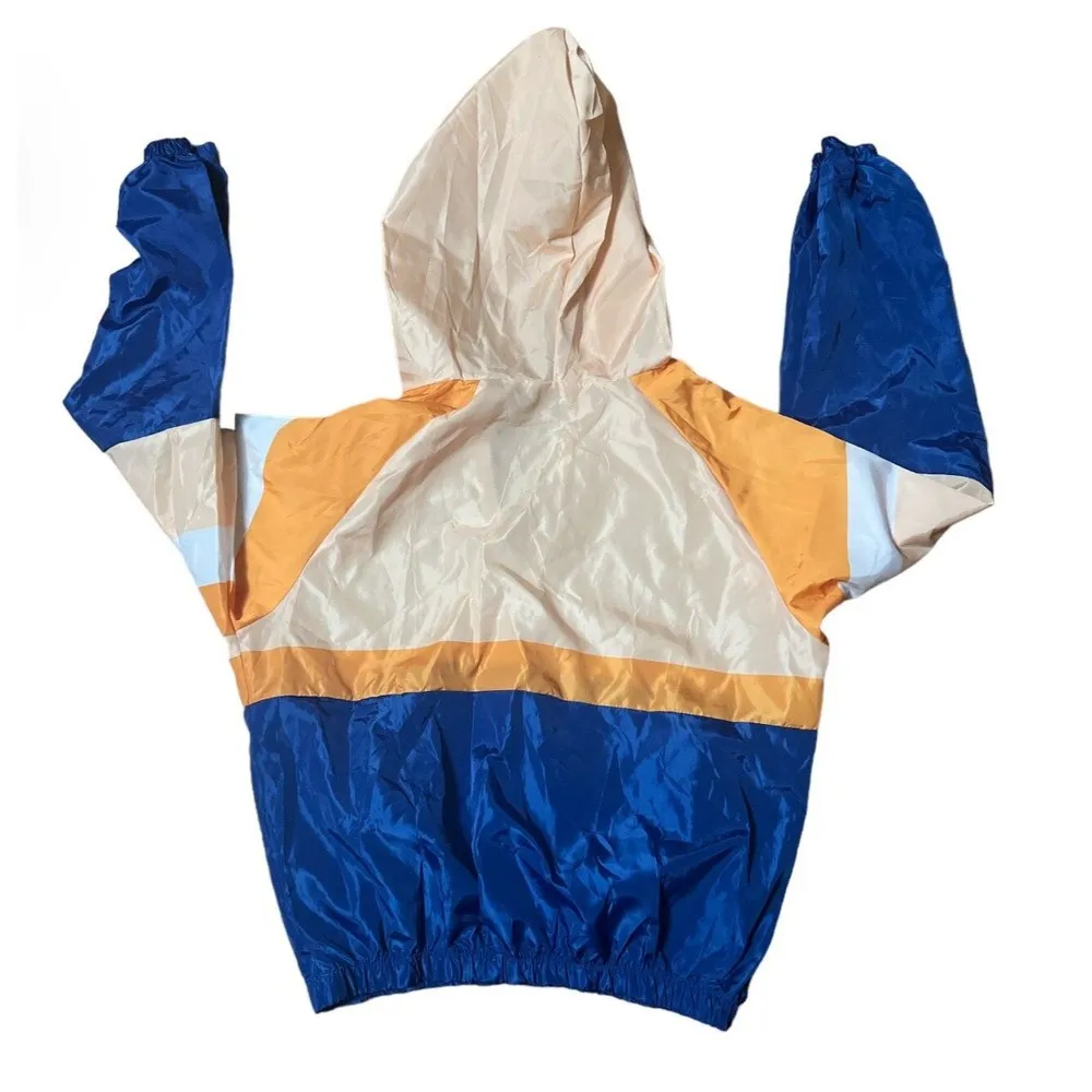 Women’s Crop Multi Color Windbreaker Size Large - Image 4