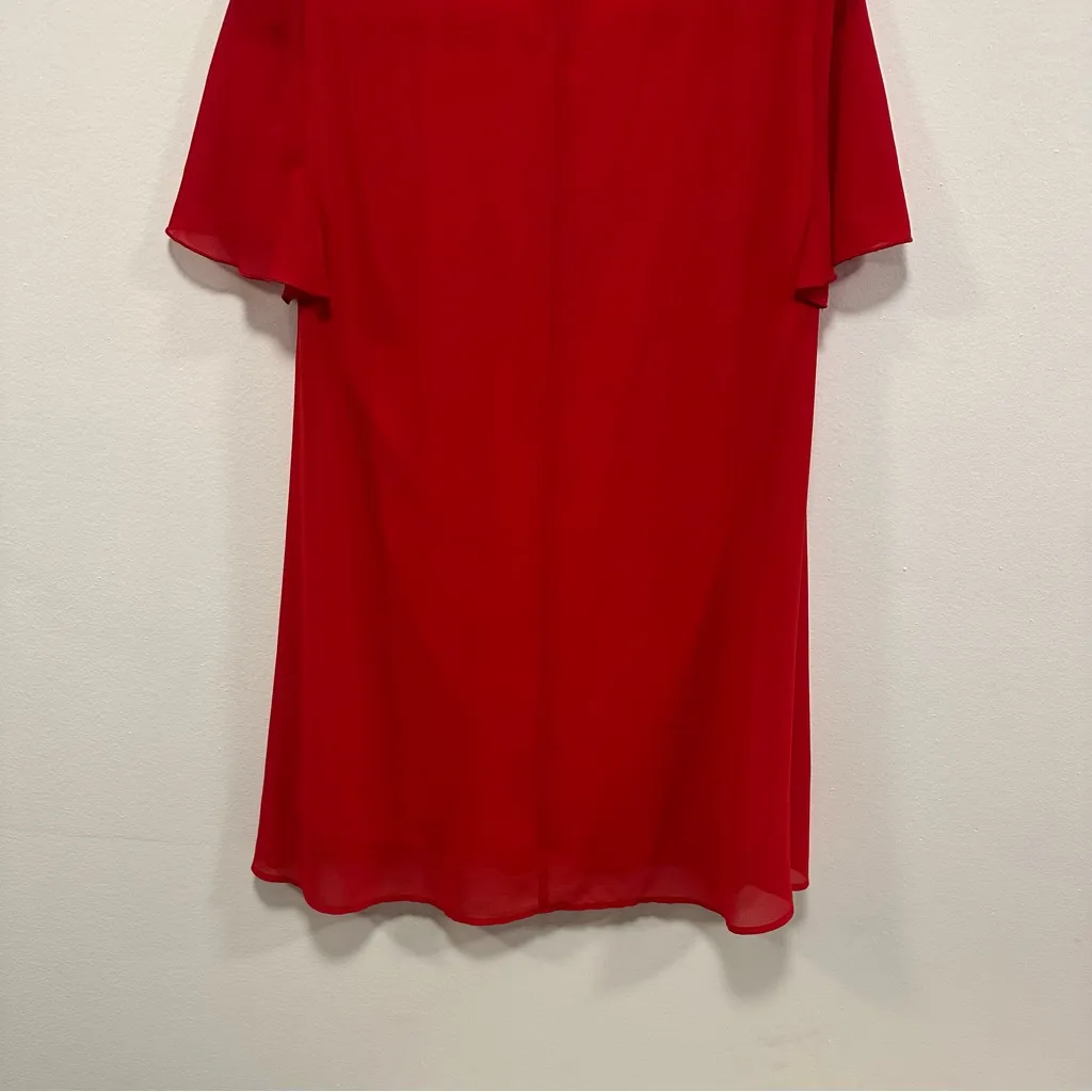 Show me your mumu dress!  Chic red V-Neck Mini Dress size small - Image 7