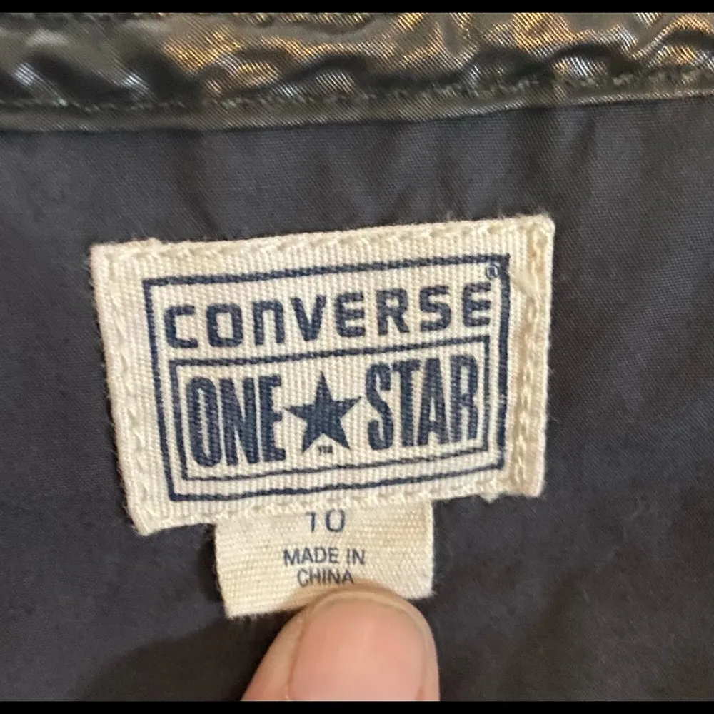Converse One Star packable good charcoal grey dress w/pockets size 10. - Image 6