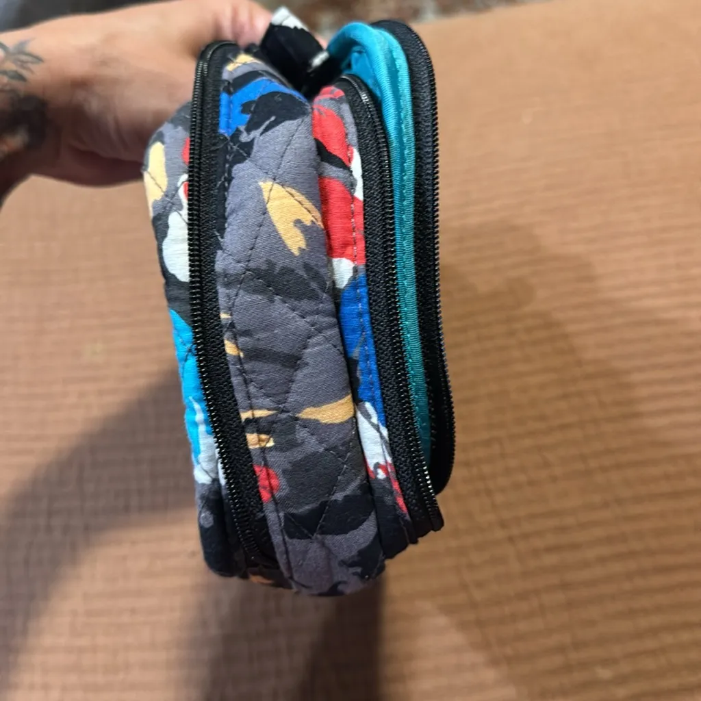 VERA BRADLEY Bradley Cosmetic Bag splash floral bag travel - Image 6