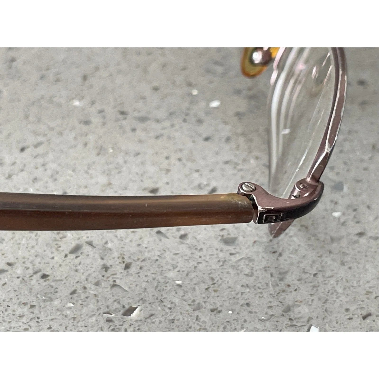 RALPH LAUREN EYEGLASSES Frames ONLY RL 1359 U30 47-20-130 ROSE GOLD Italy - Image 12
