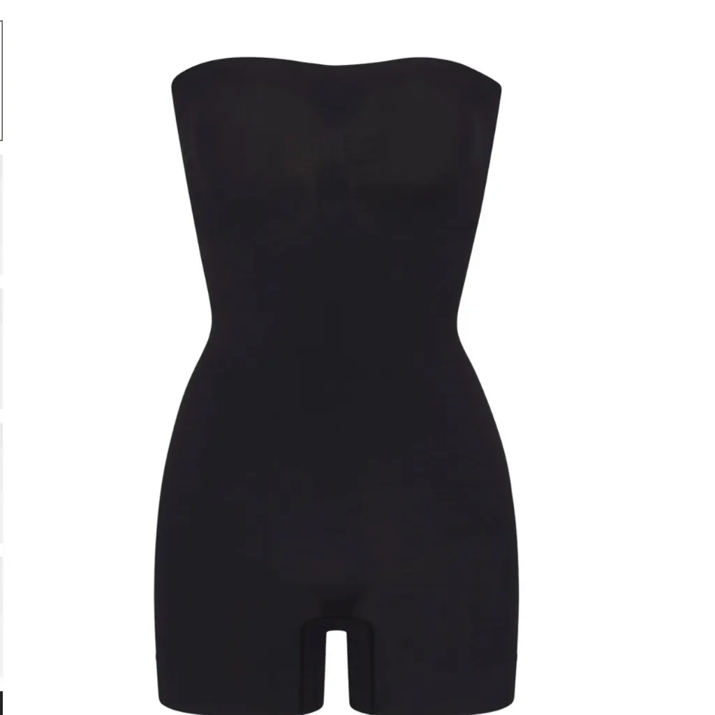 Skims Seamless Sculpt Strapless Shortie Bodysuit Onyx Size L NWOB - Image 6