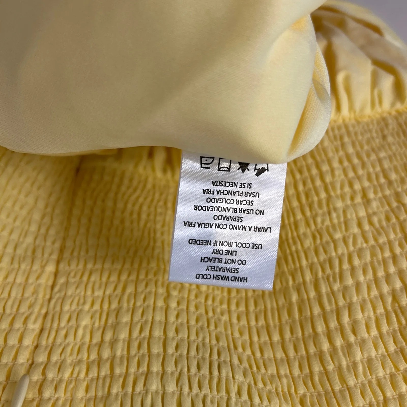 Calypso St Barth Butter Yellow Cotton Midi Dress Eyelet Boho Resort Feminine - Image 10