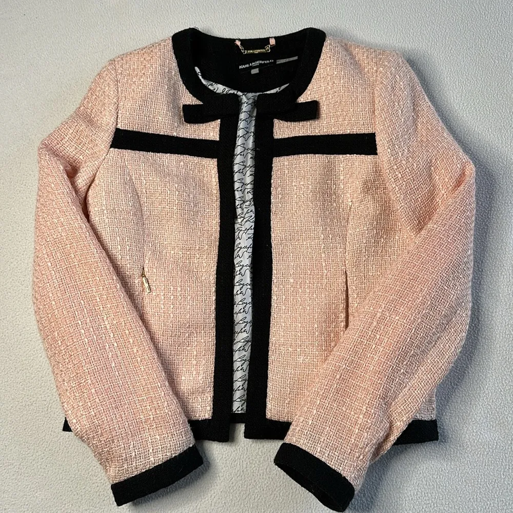 Karl Lagerfeld  Tweed Jacket - Image 3