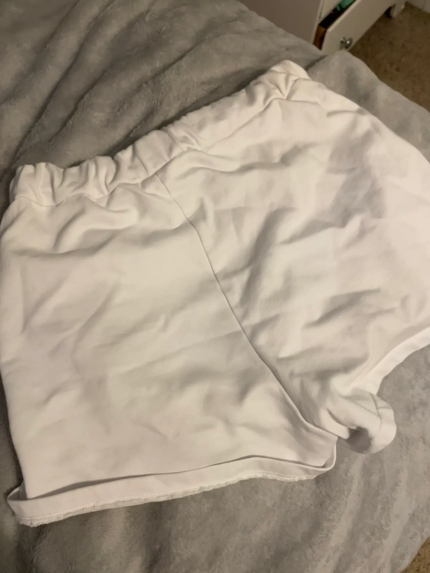 Princess Polly White Sweatshorts - Image 3