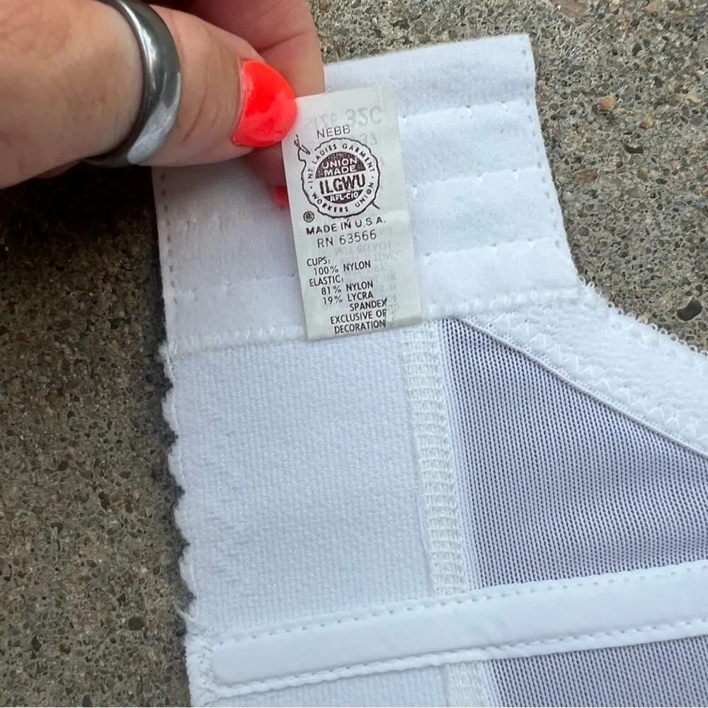 Vintage 60s 70s Wynette by Valmont White Ivory Bustier 32C Style 737 Size undefined - Image 6