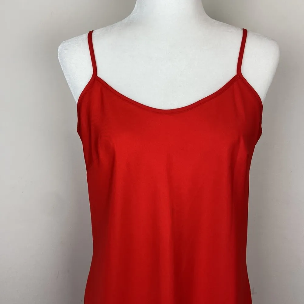 Nanette Lepore Chemise Red Slip Size 10 - Image 4