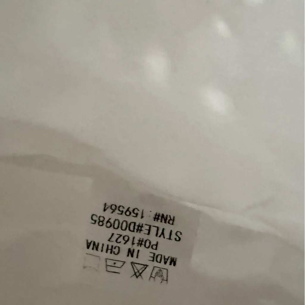 Bluivy Romantic White Cotton Eyelet Shift Dress w/Ruffle Bell Sleeves Size XL - Image 10