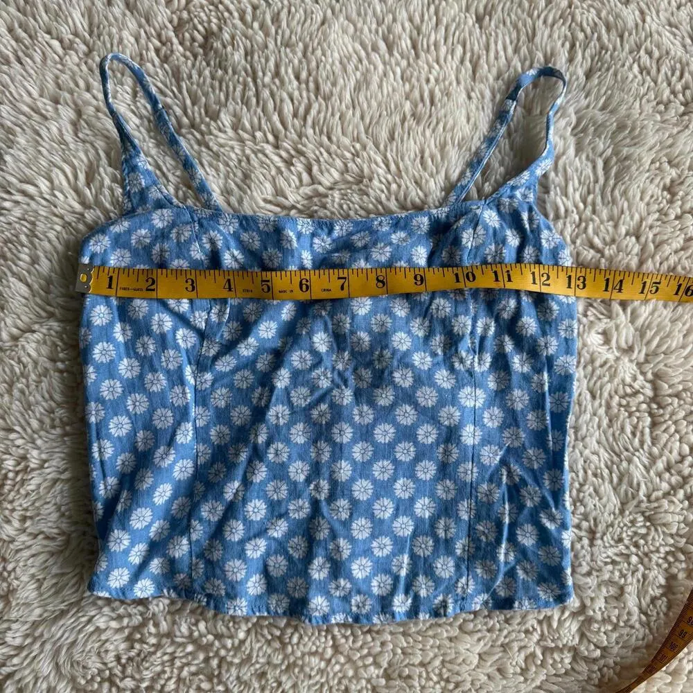 Abercrombie & Fitch Floral Crop Top - Size XS - Image 5