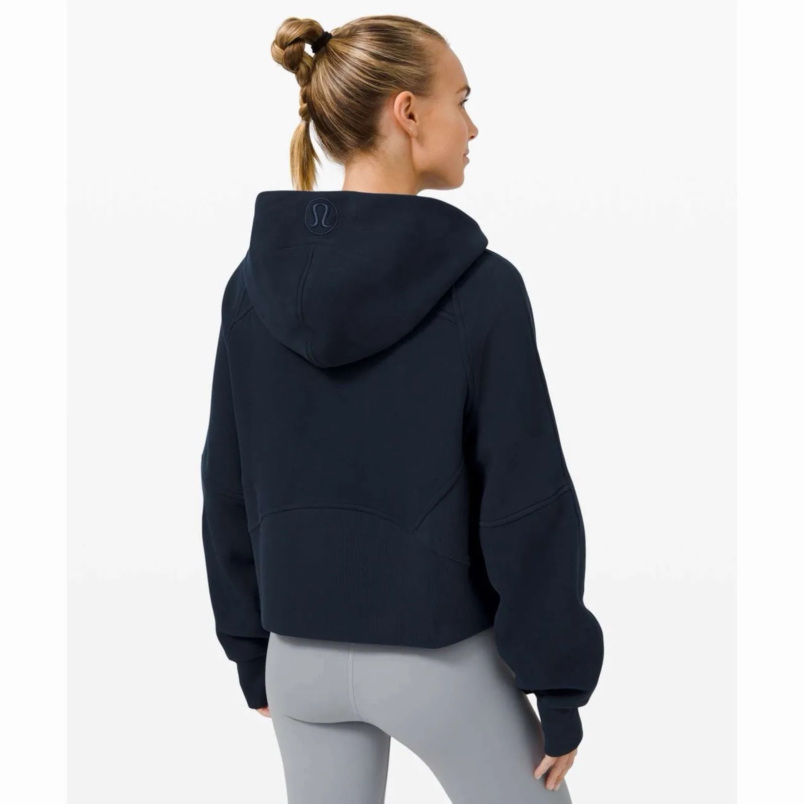 Lululemon Scuba Oversized Full Zip True Navy Blue Sweatshirt Size XXL - Image 2