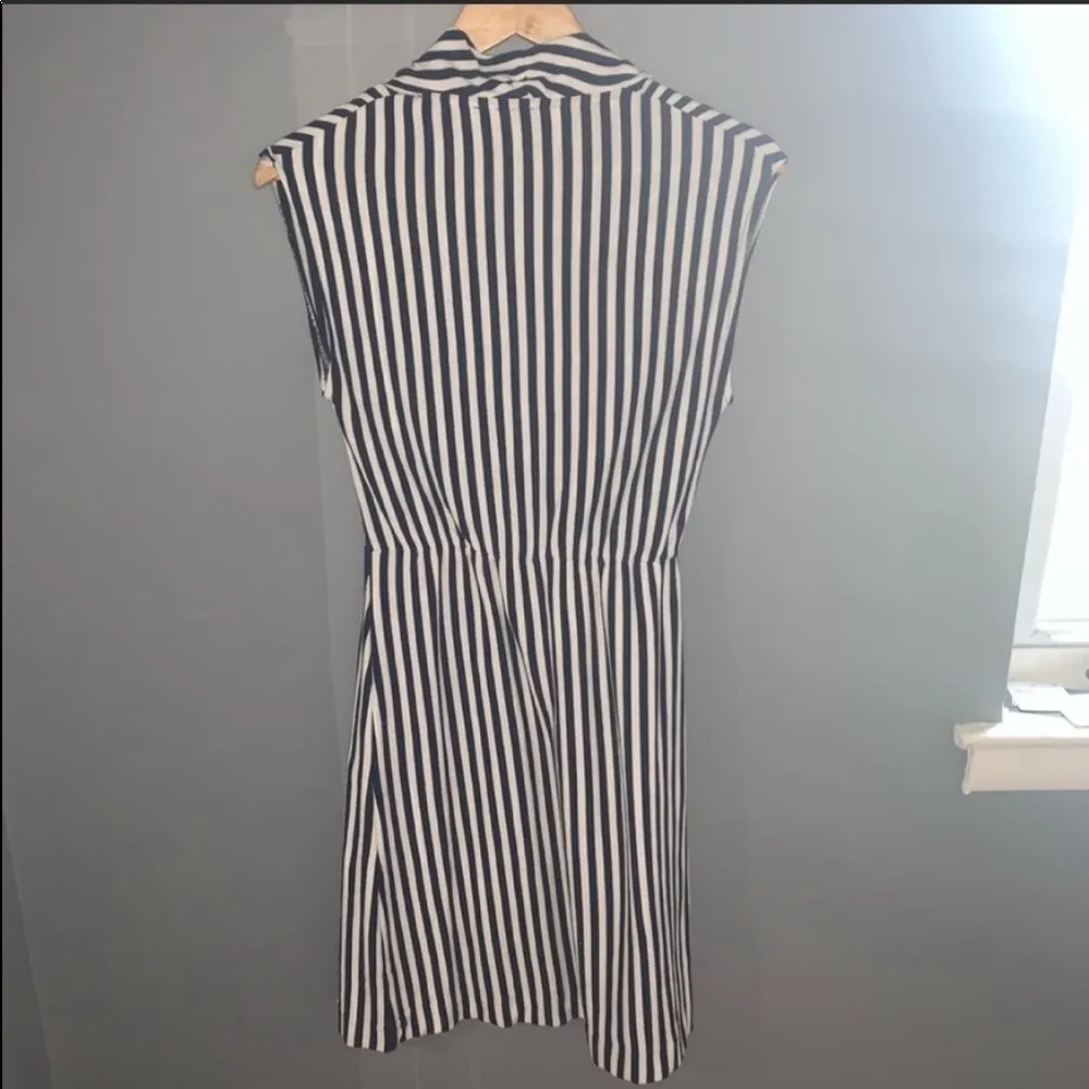 Anthro Saturday Sunday white stripe dress - Image 8