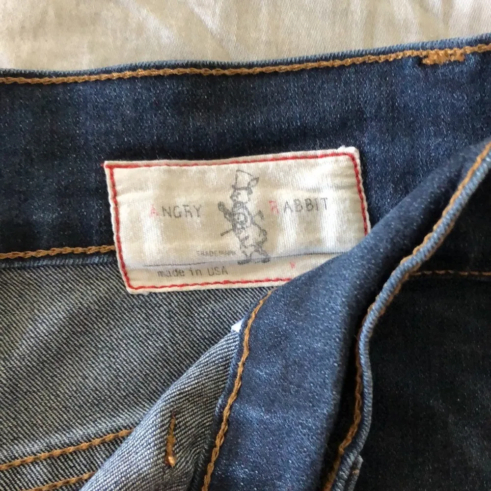 ModCloth angry rabbit denim shorts retro pinup - Image 2