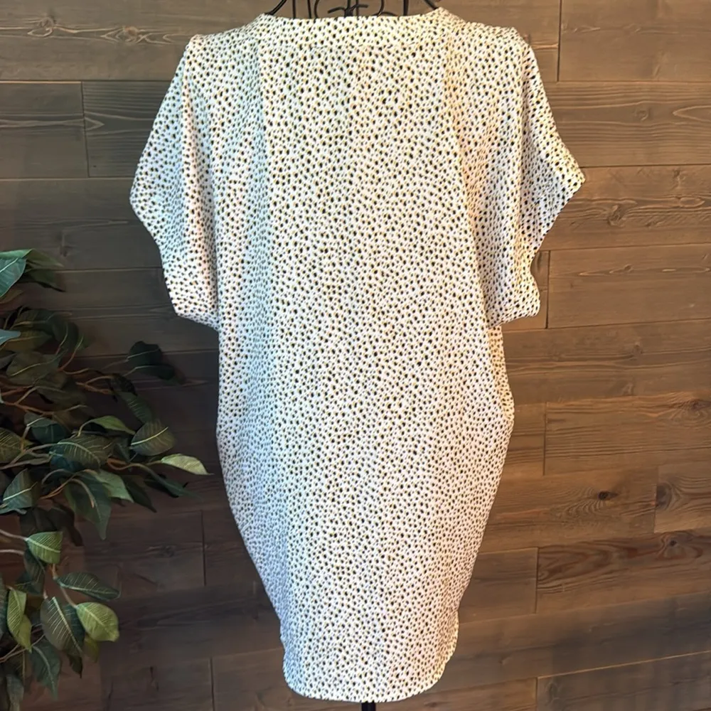 Cynthia steffe short sleeve v neck dot blouse - Image 4