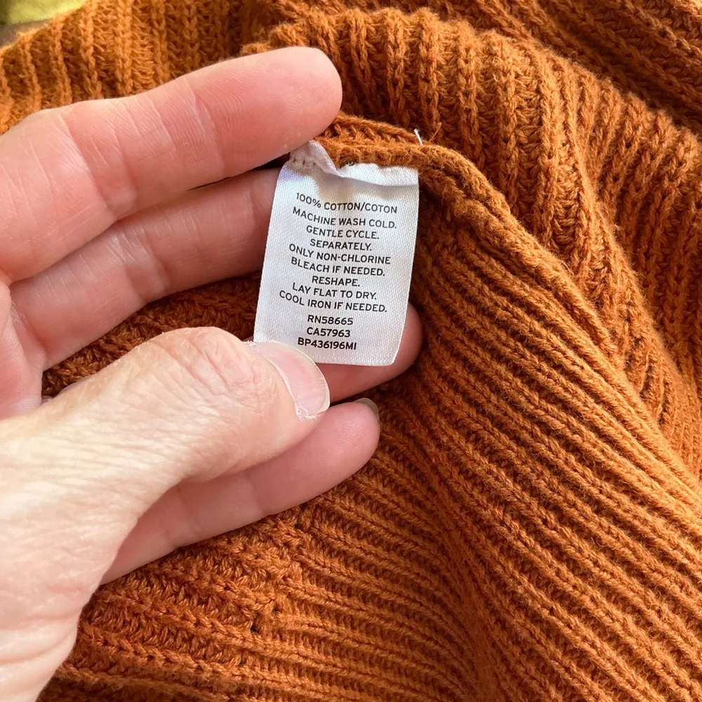 Nordstroms BP rusty orange oversized cardigan - Image 3