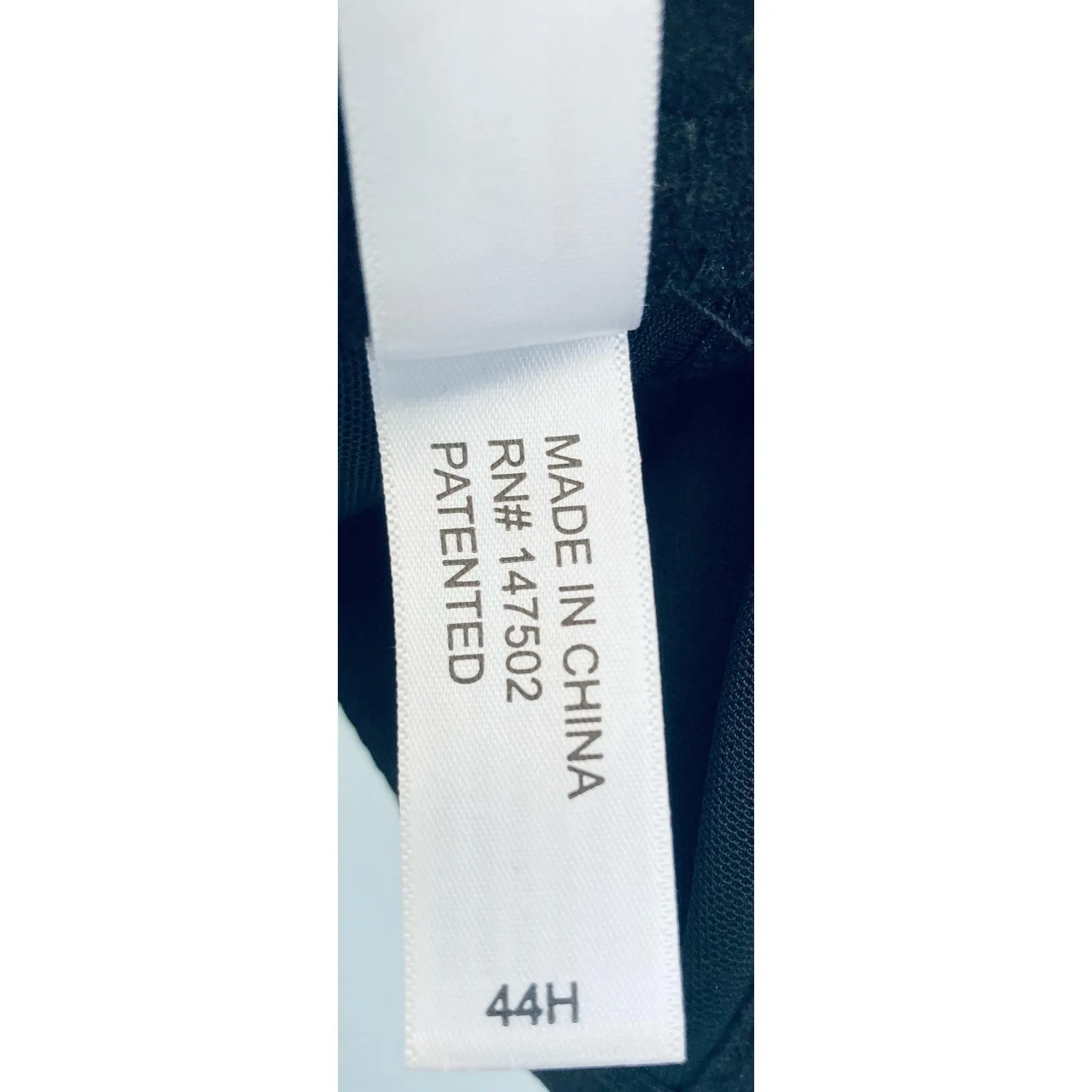 Ashley Stewart Smoothing Plunge Butterfly Bra Black 44H - Image 10