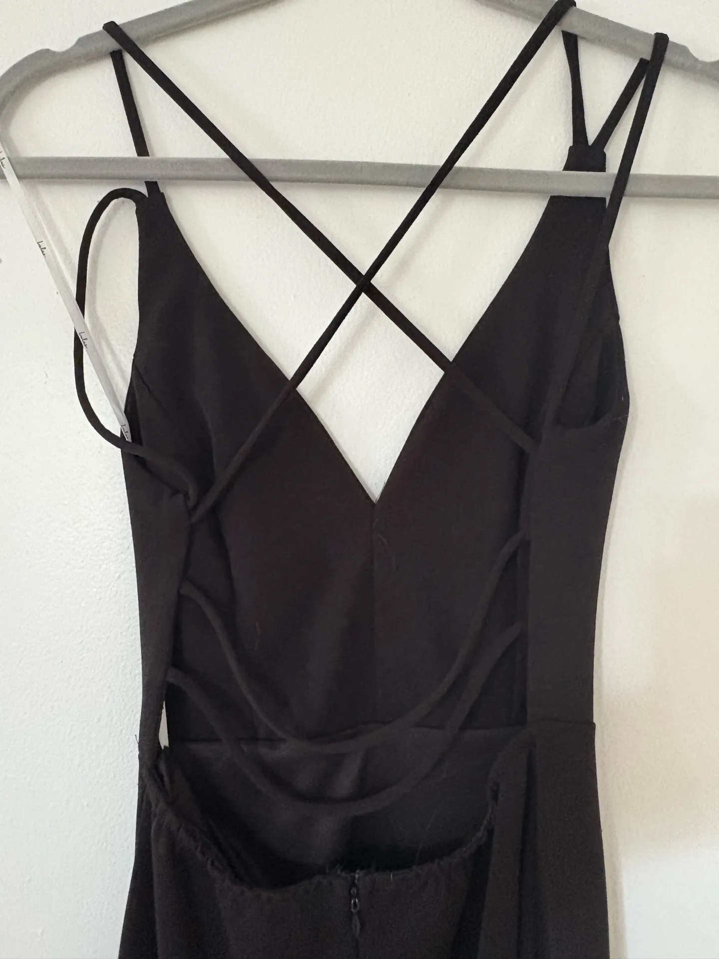 Lulus Long Dress Black - Image 3