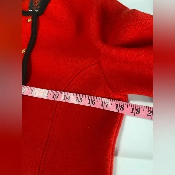 🇦🇹‎ Original Walkloden pure virgin wool sweater Red Size undefined - Image 8