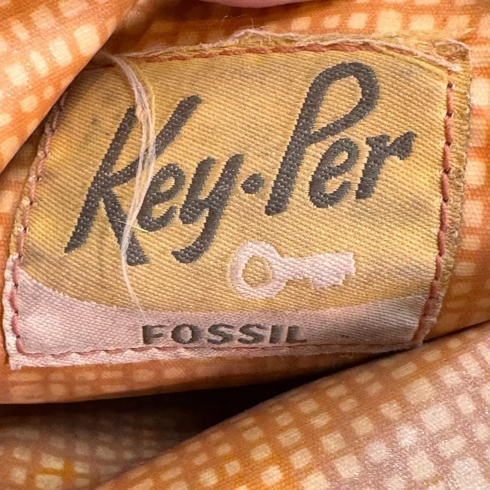 Fossil Key-Per yellow and gray‎ handbag OS - Image 2
