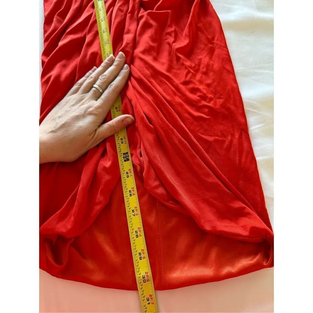 NWT MARCIANO SLEEVELESS MINI DRESS RED Size 2 - Image 5
