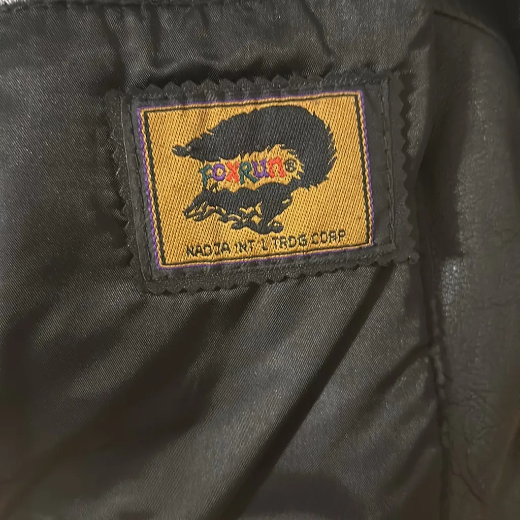 Vintage FoxRun genuine leather jacket Black - Image 7