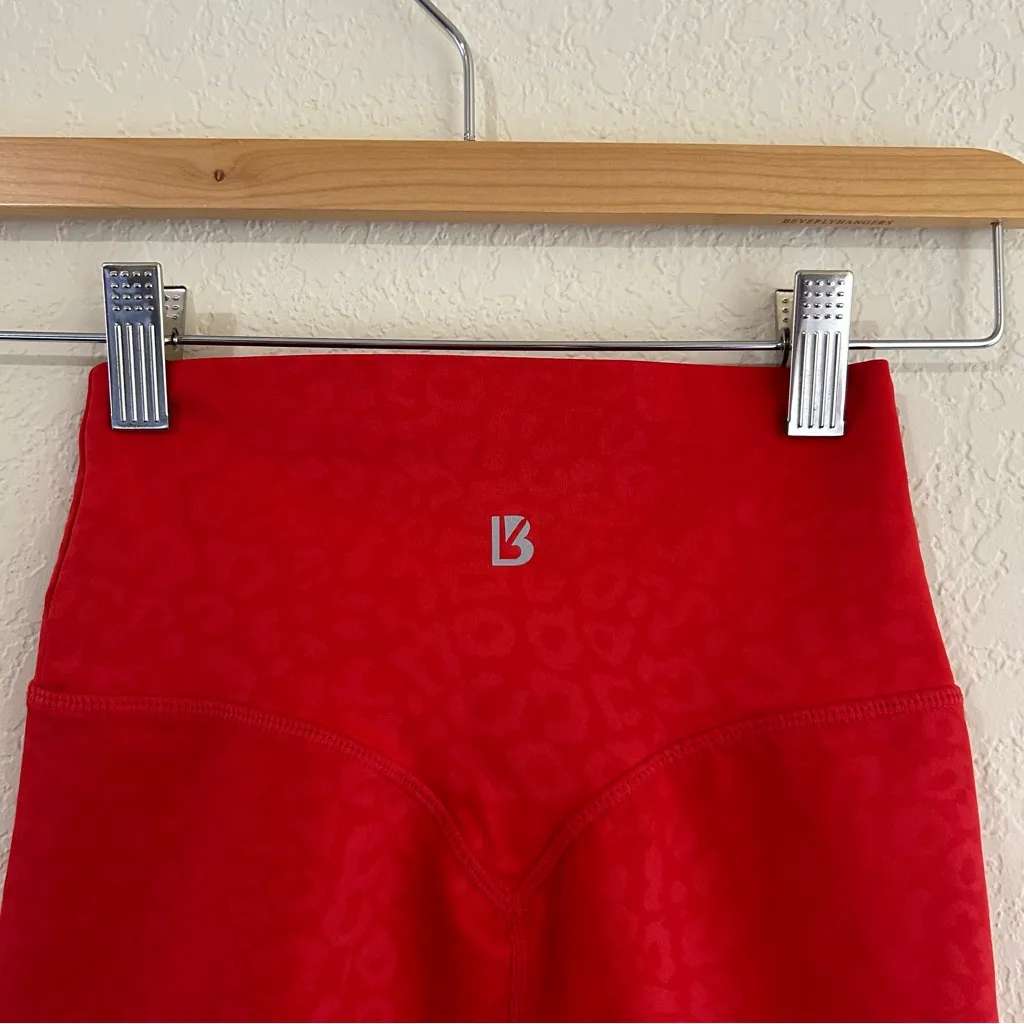 Buffbunny // Rebel Bike Shorts in Red Leopard - Image 5