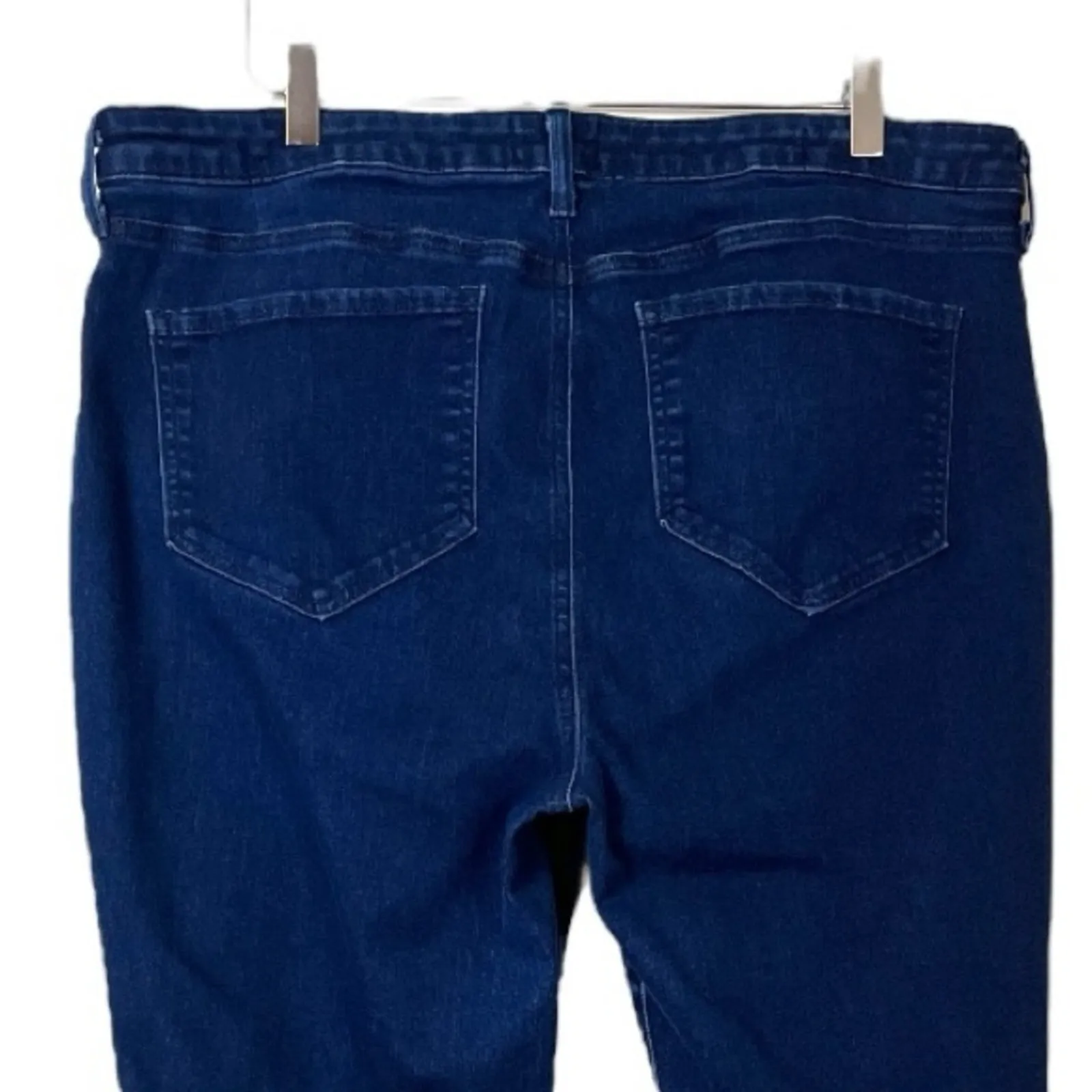 NYDJ Barbara Bootcut Crop Jeans Mid Rise Dark Wash Slimming Women’s Size 18W - Image 4