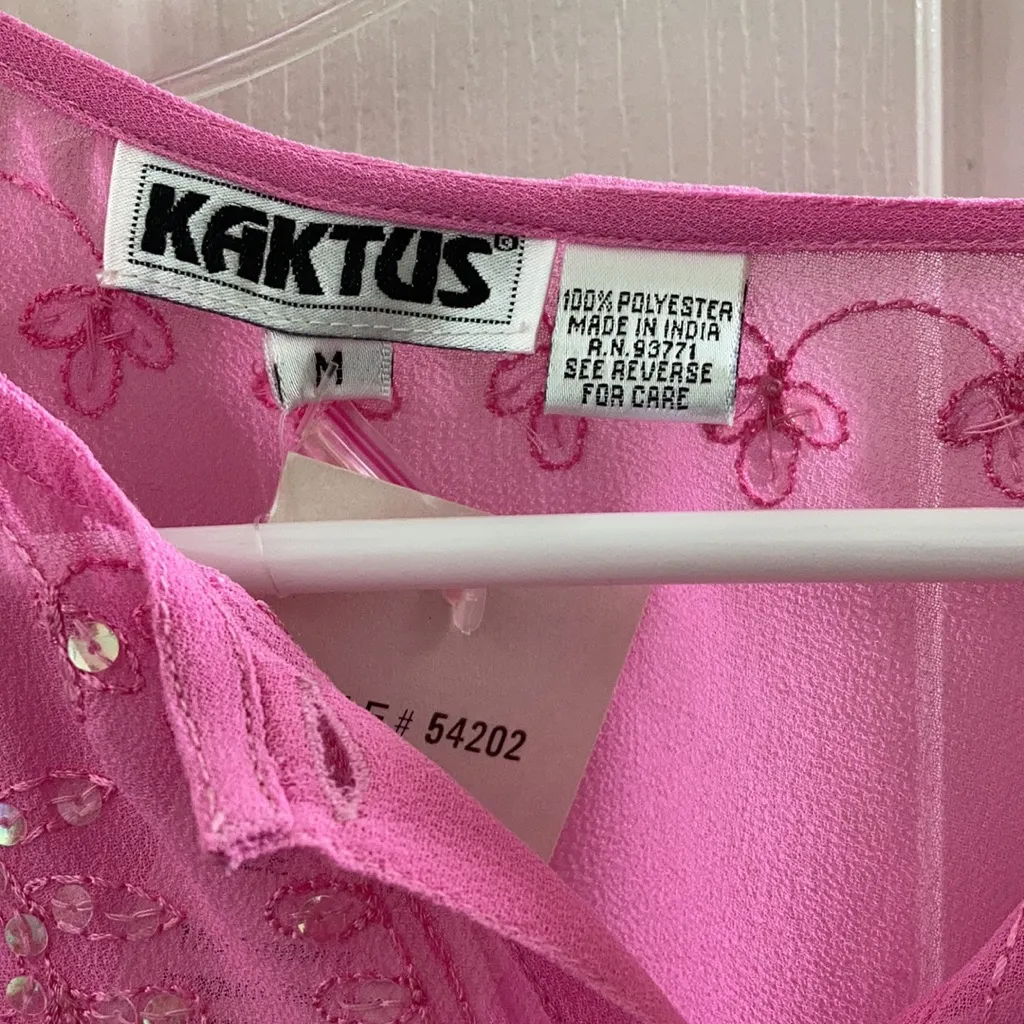 FINAL MARKDOWN NWT ladies kaktus tunic medium Pink - Image 4