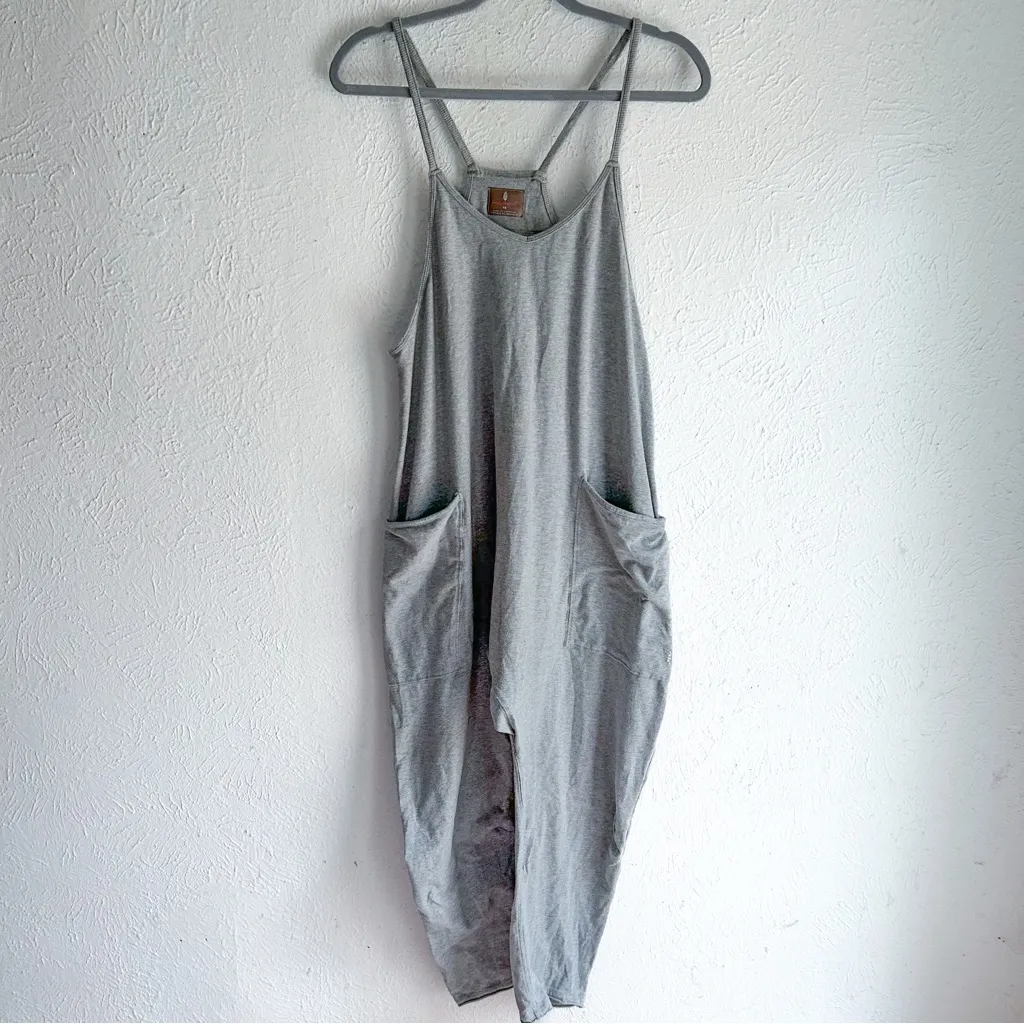 Free People Movement Hot Shot Onesie Heather Gray XS - Image 3