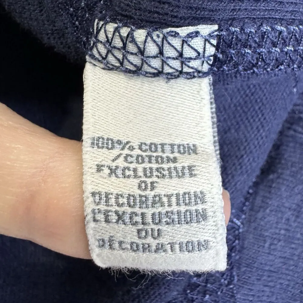 Vintage Y2K Abercrombie Large Hoodie Pullover Spell Out Logo Pockets - Image 7