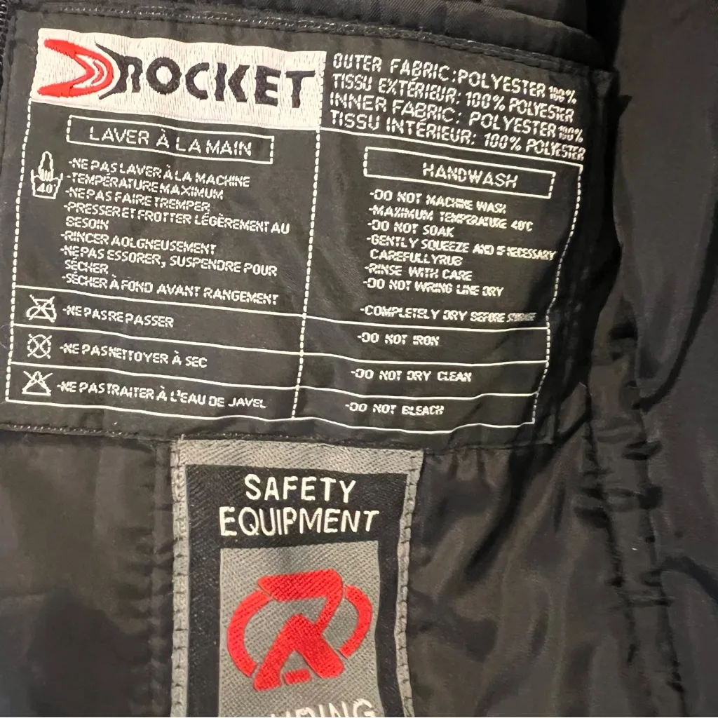 Joe Rocket Black Ballistic Enforced Motocycle Jacket Brown - Image 11