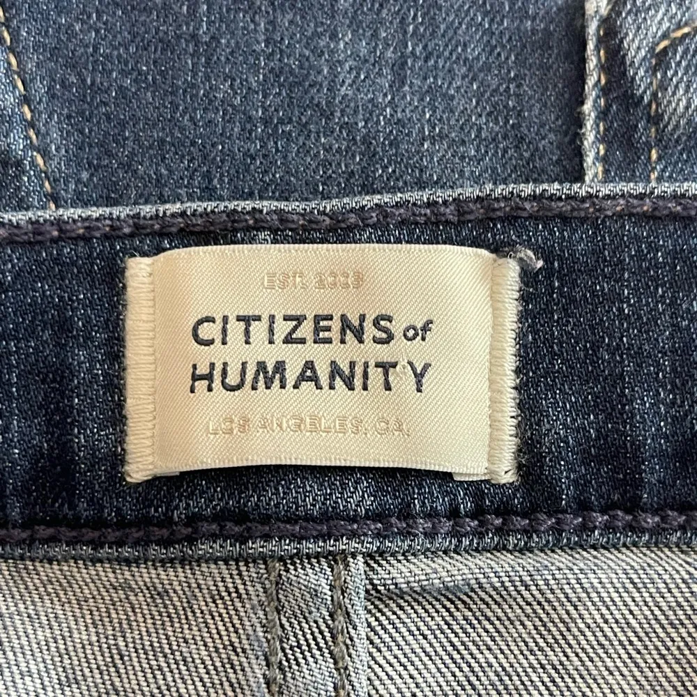 Citizens Of Humanity Dark Blue Isola Slim Crop In Court land Size 29 - Image 5