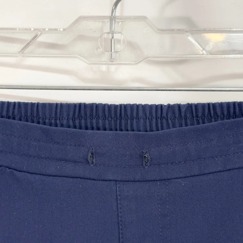 FIGS Large Scrub Pants Navy Blue Elastic Waist Cargo Pocket Medical Uniform 1426 - Image 13