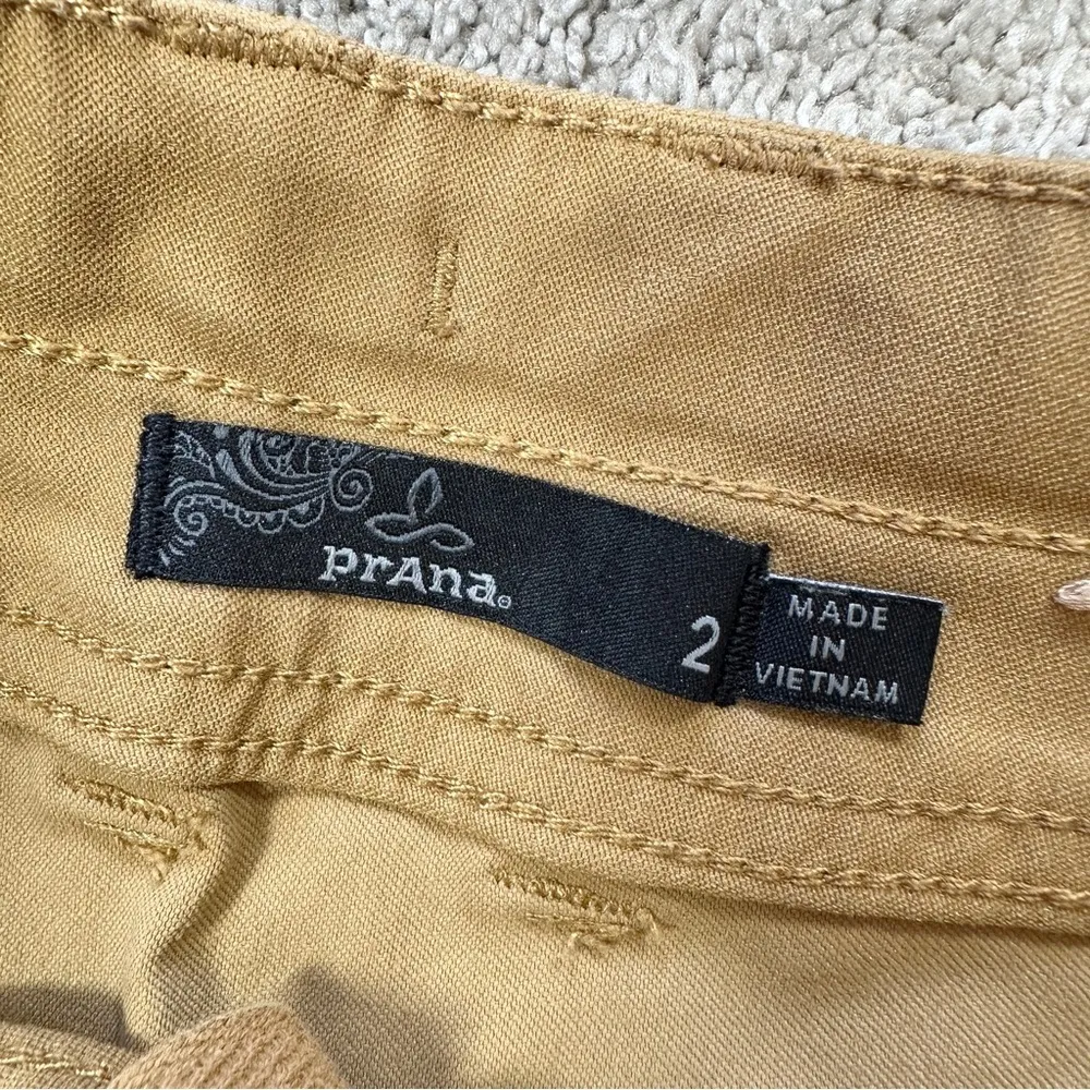 Prana Women’s Alana Short 5” Mid Rise Outdoor Hiking UPF 50+ Mustard Brown 4 - Image 10