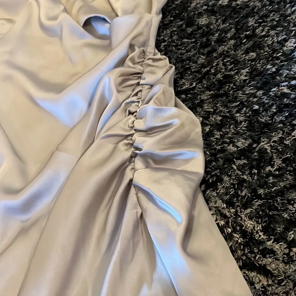 Liz LA small silver mini dress - Image 4