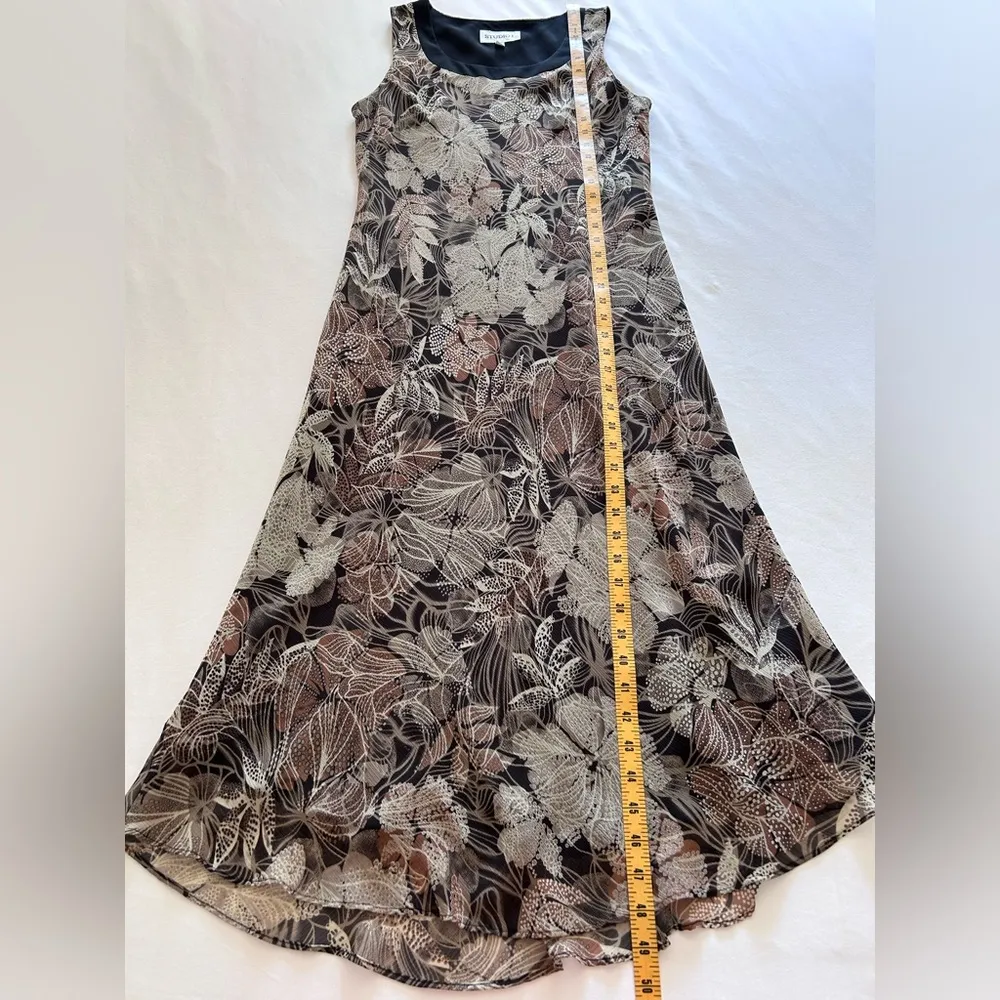 Studio I Sleeveless Floral Print Y2K Vintage Dress | Size 12 | #A-1115-4 - Image 8
