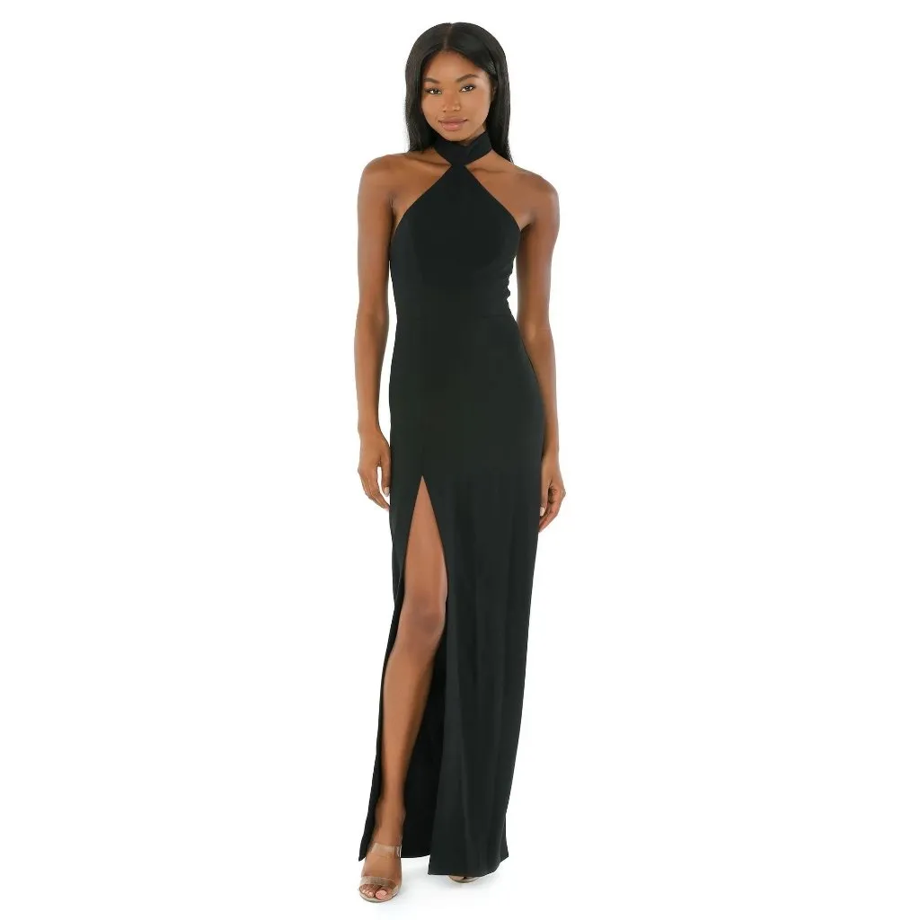 Amanda Uprichard Queen Gown in Black XSmall New Womens Long Dress - Image 13