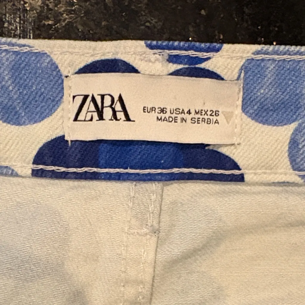 ZARA Womens Straight-Leg Fit Full Length Jeans 👖 NWOT - Image 9