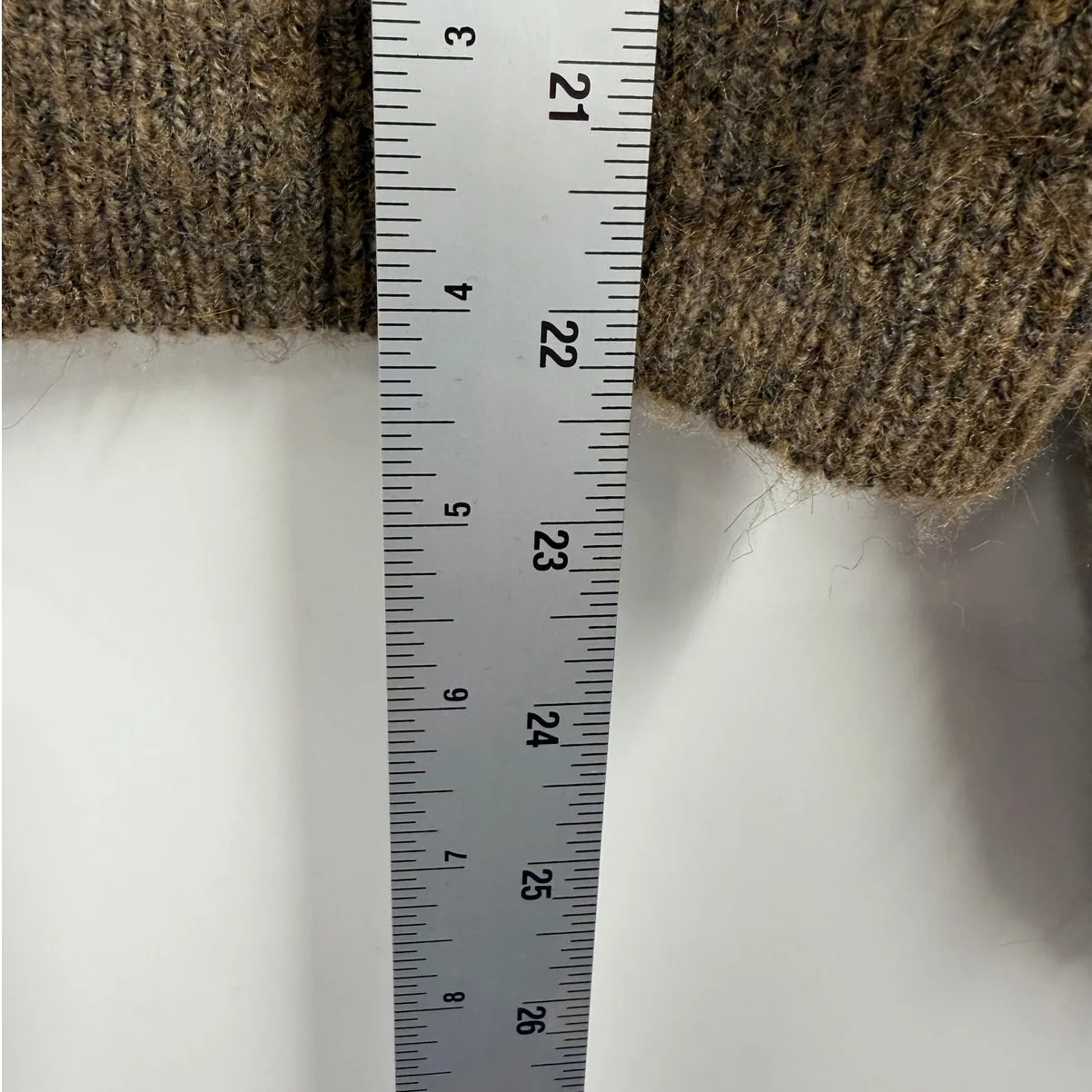 Heartloom Sweater Womens Knit Crewneck Long Sleeve Brown Pullover Size Medium - Image 8