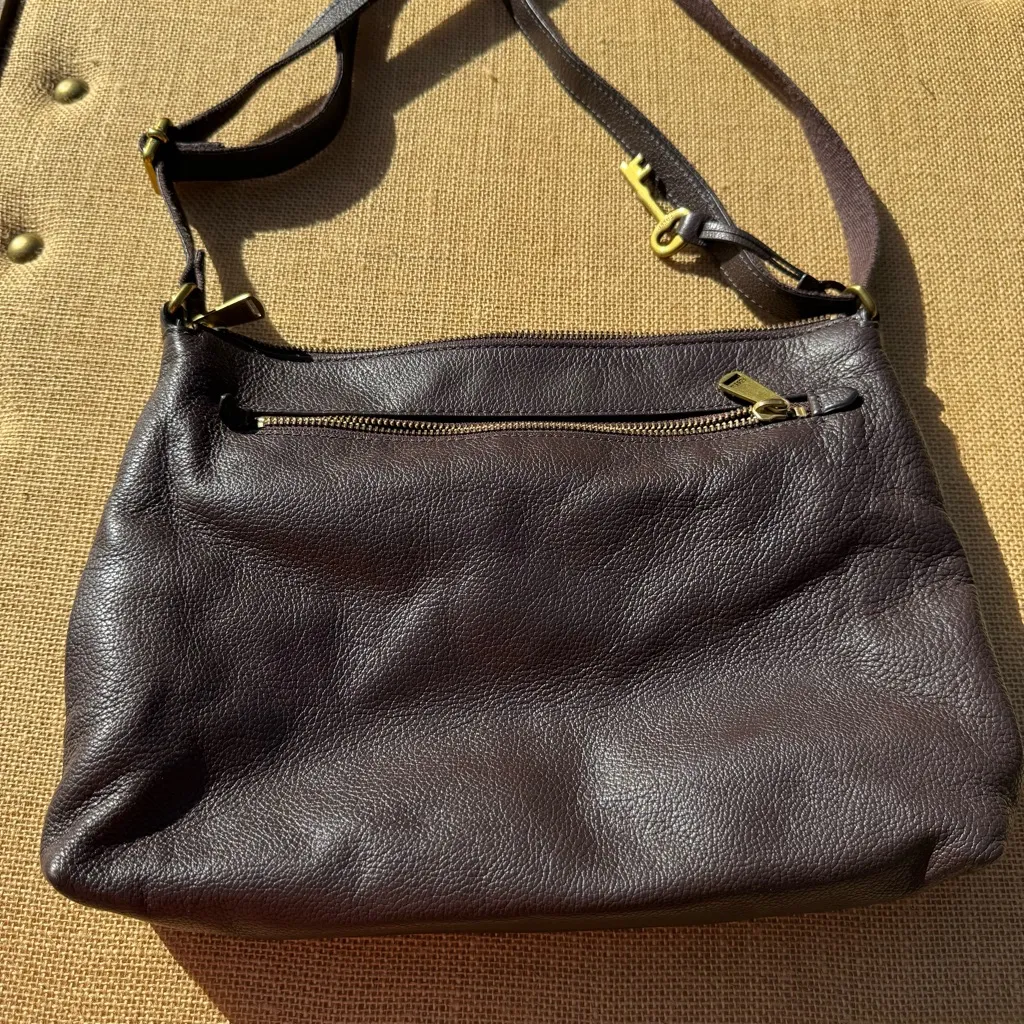 Fossil Kinley Colorblock Leather Crossbody Bag Multicolor Handbag Purse - Image 6