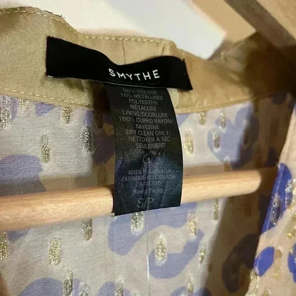 NWT Smythe Yoda Blouse Purple - Image 4