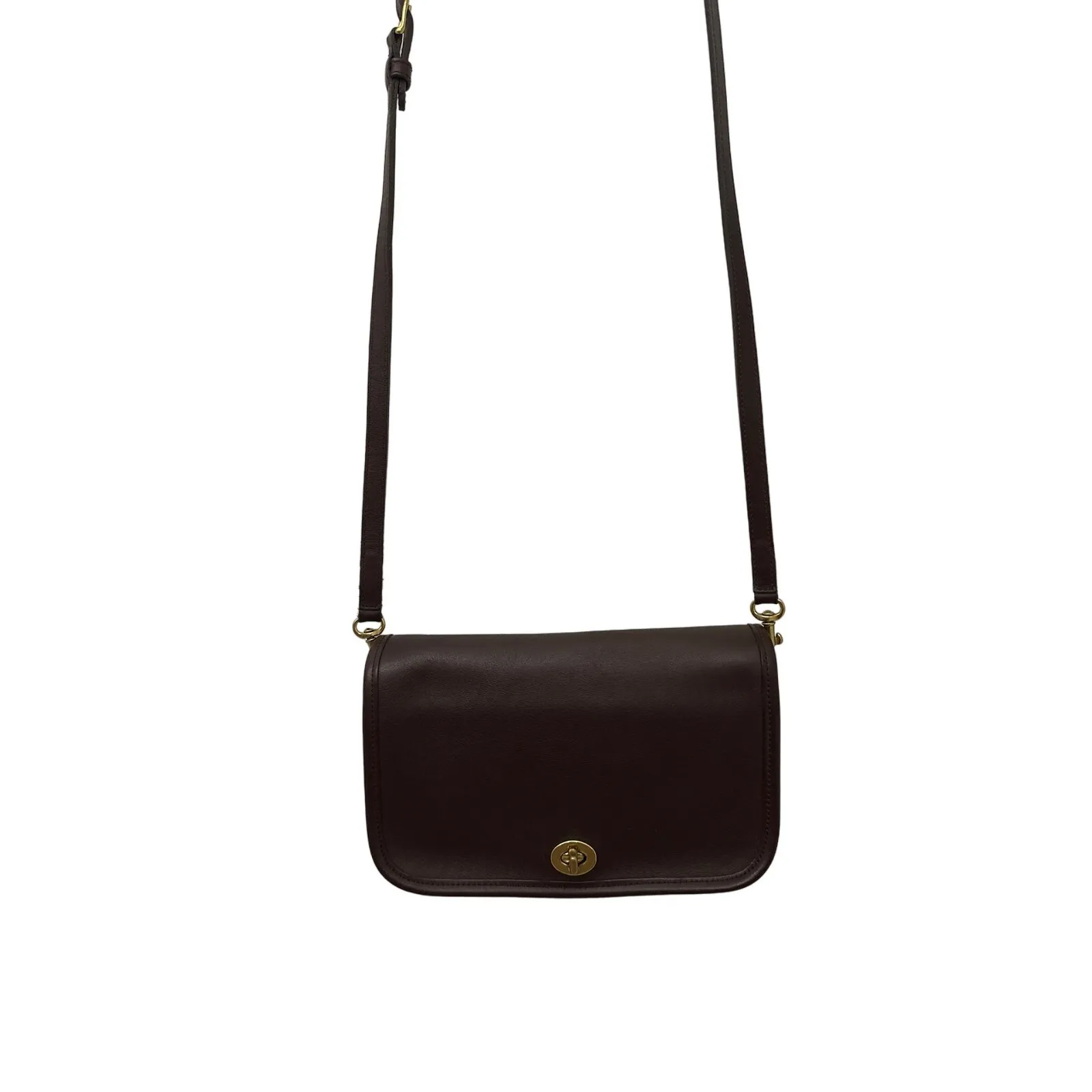 Coach Vintage City Bag Mahogany Brown Shoulder Crossbody Handbag Purse - Image 5