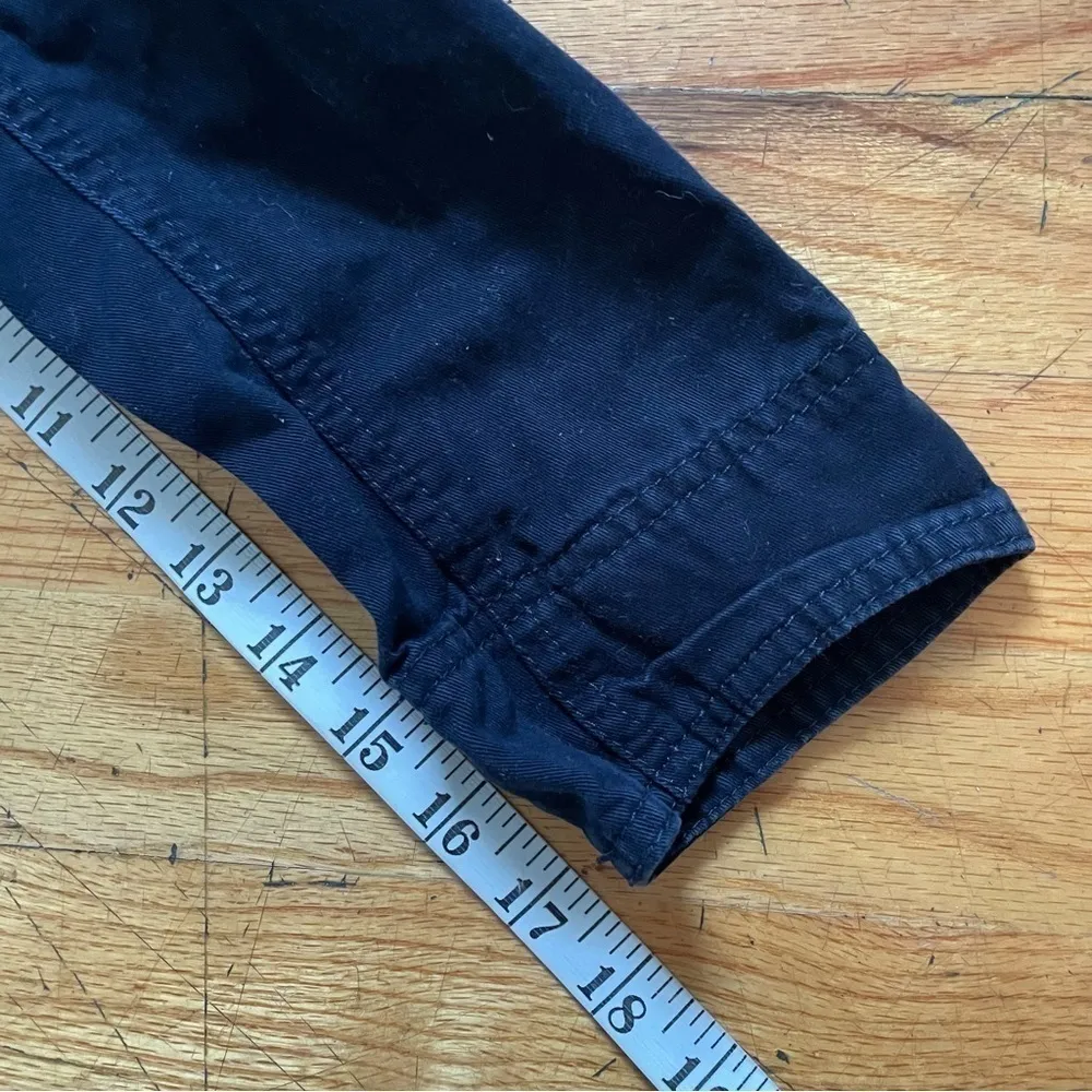 Hollister Navy Parka Size Large - Image 7